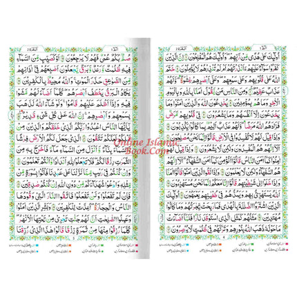 Tajweedi Quran with Urdu Tajweed Rules 16 Lines 8.5 x 6.0 Inch (7B) Hafzi Tajweedi, Medium Size,Standard Print - Dar Al-Tawhid Publications