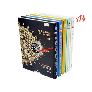 Maqdis Quran | The Noble Quran Word By Word Translation and Color Coded Tajweed (Al Quran Al Karim) Large Size A4 (English-Arabic)