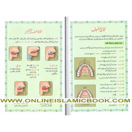 Tajweedi Quran with Urdu Tajweed Rules 16 Lines 8.5 x 6.0 Inch (7B) Hafzi Tajweedi, Medium Size - Dar Al-Tawhid Publications