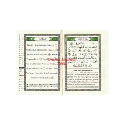 Tajweed Quran with English Translation and Transliteration Small- (Pocket size) - Dar Al-Tawhid Publications