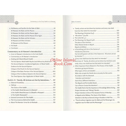 Commentary on the Forty Hadith 2 Volume Set by Imam Nawawi (Jamaal Zarabozo translation) - Dar Al-Tawhid Publications
