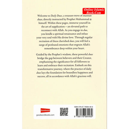 Daily Dua (English-Arabic) Supplications By Goodword Books - Dar Al-Tawhid Publications