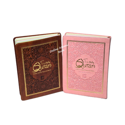 The Holy Quran – Color Coded Tajweed Rules (Ref 123CC) Flexi Leather cover - Dar Al-Tawhid Publications
