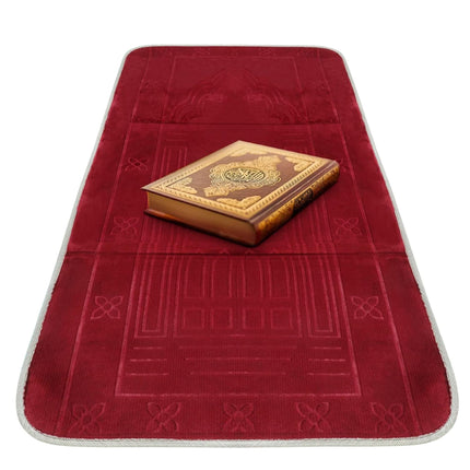 Prayer Rug with Back Support Foldable Meditation Floor Chair