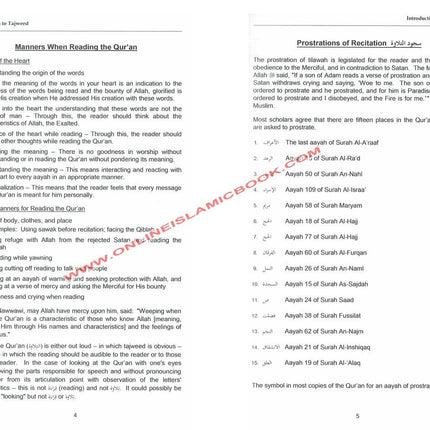 Tajweed Rules of the Quran Part 1 (Second Edition) By Kareema Czerepinski - Dar Al-Tawhid Publications