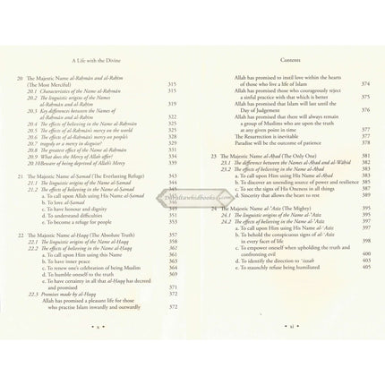 A Life with the Divine: 25 Names of Allah and their everyday expressions in life