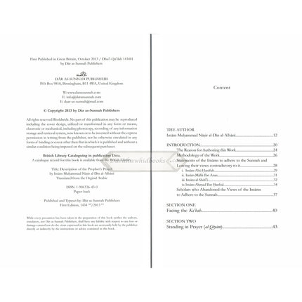 A Textbook on the Description of the Prophets Prayer By Imam Muhammad Nasir Al-Din al-Albani