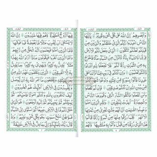 Al Quran Al Kareem,30 Separate Parts,13 Line Siparah Set (Urdu/Persian/South African) Script (Ref 109/13)