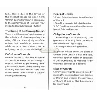 An Illustrated Step by Step Guide on How to Perform Umrah Pocket Plus