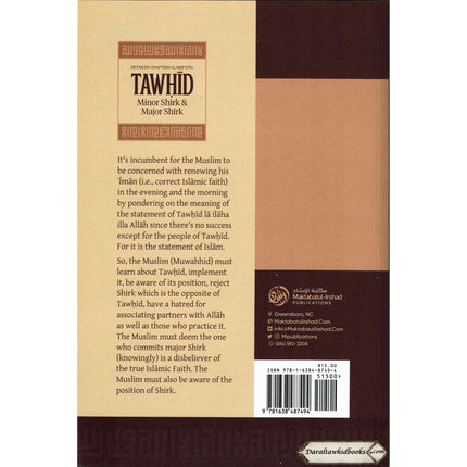 Detailed Chapters Clarifying Tawhid, Minor Shirk & Major Shirk