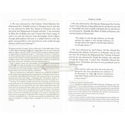 Disciples of Hadith: The Noble Guardians by Imam Al-Khatib al-Baghdadi    ISBN: 9781904336662