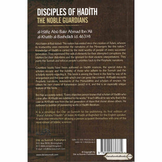 Disciples of Hadith: The Noble Guardians by Imam Al-Khatib al-Baghdadi    ISBN: 9781904336662
