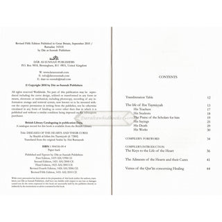 Diseases Of The Hearts & Their Cures By Shaykhul-Islam Ibn Taymiyyah    ISBN: 9781904336099