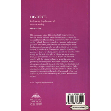 Divorce Its History Legislations and Modern Reality By Samir El-Atar