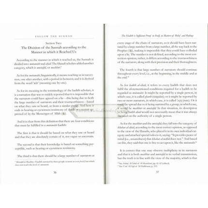 Follow The Sunnah of The Prophet by Muhammad Nasir al-Din al-Albani    ISBN: 9781904336723