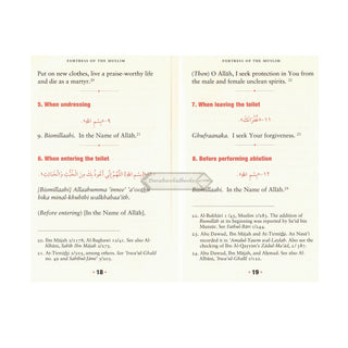 Fortress of The Muslim Du'a from the Qur'an & Sunnah (Large Size) By Sa'id Bin Ali Bin wahaf Al-Qahtani