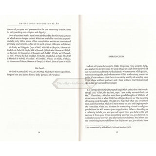 Having Good Thoughts of Allah by Al-Hafiz Ibn Abi Dunya