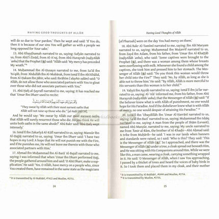 Having Good Thoughts of Allah by Al-Hafiz Ibn Abi Dunya