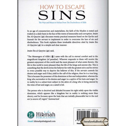 How To Escape Sins (Based on the words of Imam Ibn Al-Qayyim) By Shaykh Abdur Razzaq Al-Abbaad