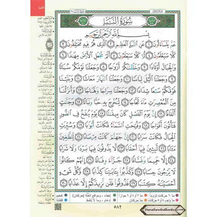 Juz Amma Tajweed Quran( Arabic Edition )( Part 30 Only) (Extra Large)