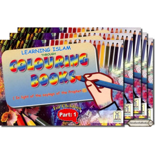 Learning Islam Through Colouring Books For Childrens (5 Books Set)
