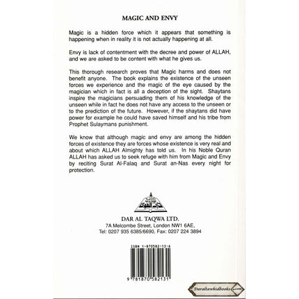Magic and Envy By Shaykh Muhammad Al-Sh'arawi