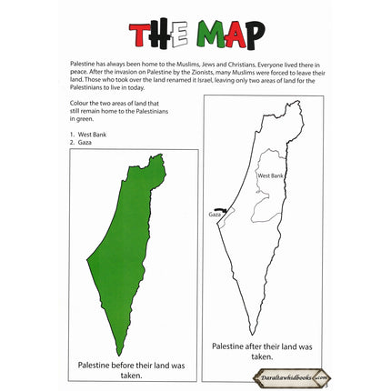 Palestine Activity Book by Adilah Joossab