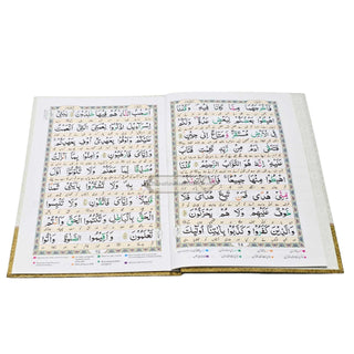 Para Set Holy Quran Color coded Tajweed Rules With Urdu Translation,30 Parts set -9 Lines,Ref 9DH,Hardcover
