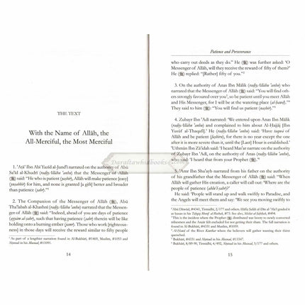 Patience and Perseverance by Ibn Abie ad-Dunyaa