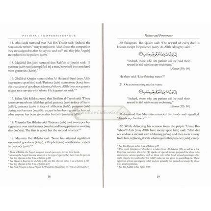 Patience and Perseverance by Ibn Abie ad-Dunyaa