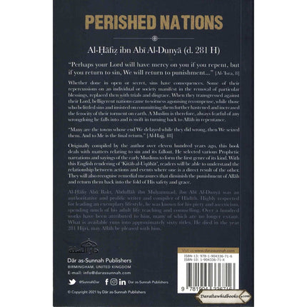 Perished Nations- Book of Penalties By Al-Hafiz Ibn Abi Al-Dunya