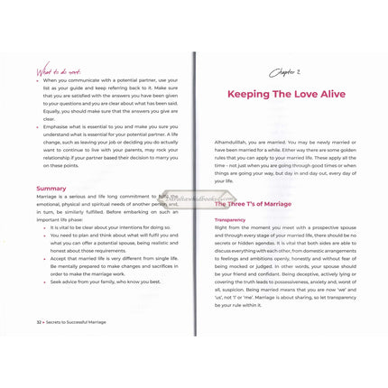 Secrets to a Successful Marriage