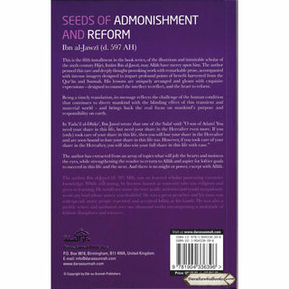 Seeds of Admonishment And Reform