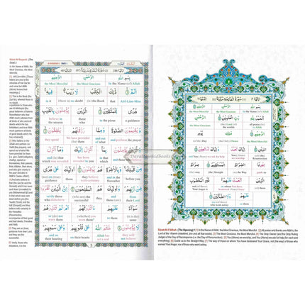 Study The Noble Quran Word-for-Word (Full Color in One Vol) By Dr. Muhsin Khan & Dr. Taqi-ud-Din Al-Hilali