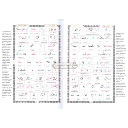 Study The Noble Quran Word-for-Word (Full Color in One Vol) By Dr. Muhsin Khan & Dr. Taqi-ud-Din Al-Hilali