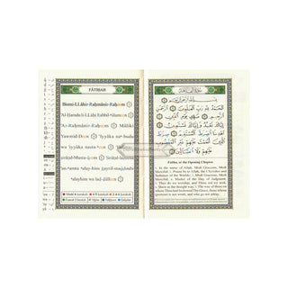 Tajweed Quran with English Translation and Transliteration Small- (Pocket size)