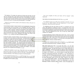 The Essay Of Ahmad bin Hanbal On Prayer By Dr. Hafiz M.S.Usmani