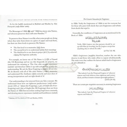 The Greatest Invocation for Forgiveness