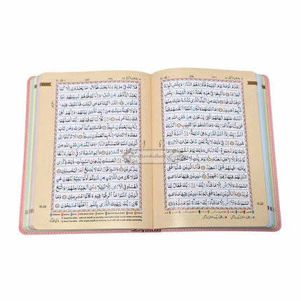 The Holy Quran – Color Coded Tajweed Rules (Ref 123CC) Flexi Leather cover
