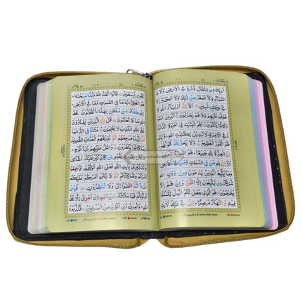 The Holy Quran with Colour Coded Tajweed Rules (Medium Size) (Persian/Urdu/Indian script) With Zipper Case
ISBN:9789383226207