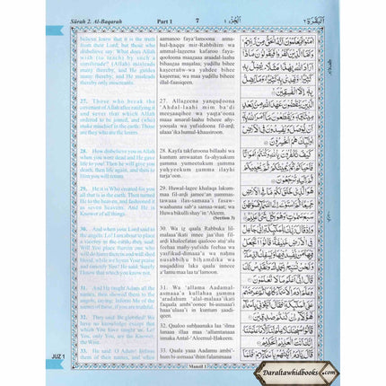 The Holy Quran with Transliteration