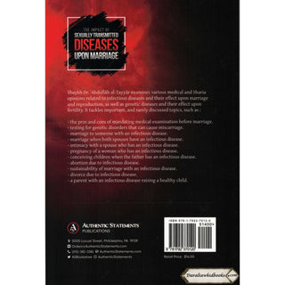 The Impact of Sexually Transmitted Diseases Upon Marriage By Shaykh Dr. Abdullah al-Tayyar