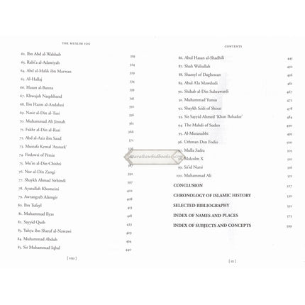 The Muslim 100: The Lives, Thoughts and Achievements of the Most Influential Muslims in History