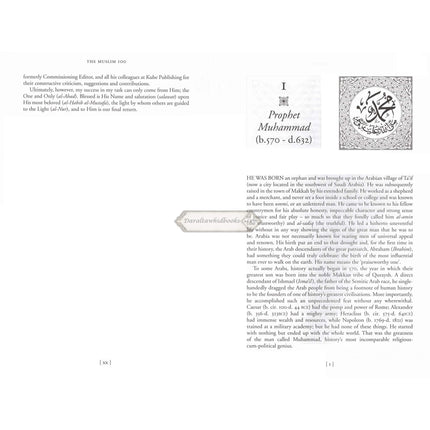 The Muslim 100: The Lives, Thoughts and Achievements of the Most Influential Muslims in History