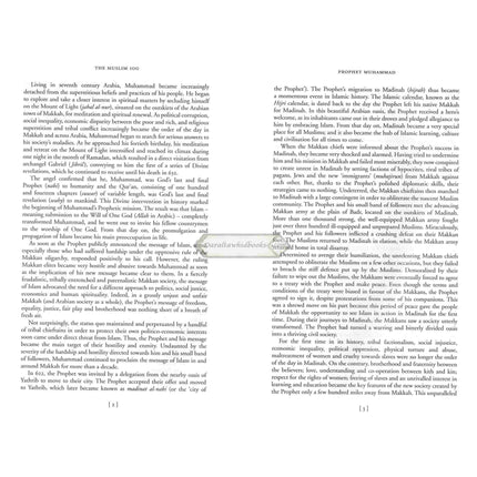 The Muslim 100: The Lives, Thoughts and Achievements of the Most Influential Muslims in History