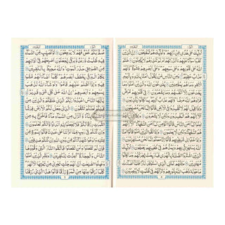 The Quran Arabic Only , 16 Lines Pakistani / Indian/ Persian Script For Huffaz (Size 7.9 x 5.6 Inch) (Ref 7A) Cream Paper Medium Size