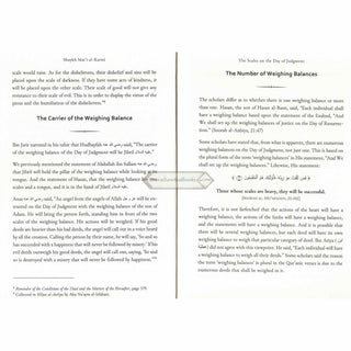 The Scales On The Day Of Judgement & The People On The Heights
