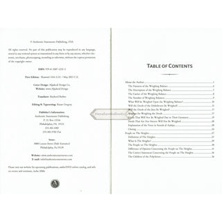 The Scales On The Day Of Judgement & The People On The Heights