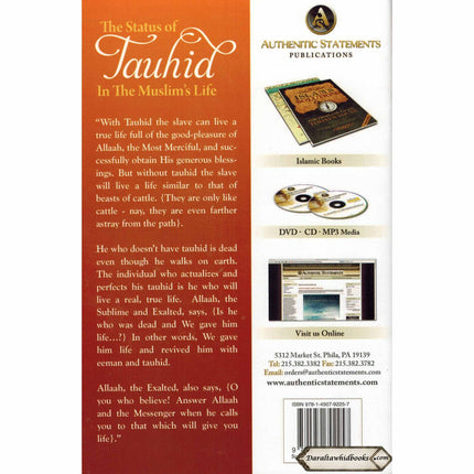 The Status Of Tauhid In The Muslims Life By Shaykh Abdur Razzaq Al-Abbaad