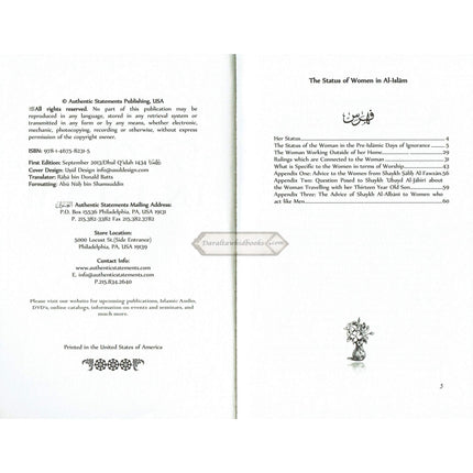 The Status of The Women in Islam By Shaykh Saalih Al-Fawzaan